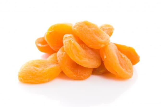 Как должны выглядеть правильно высушенные абрикосы