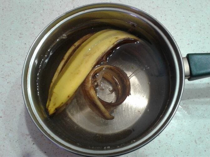 Банановый настой из кожуры
